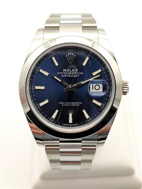 rolex datejust 41 126300 blue peso|rolex datejust 41 bezel.